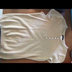 J crew cashmere short sleeve sweater